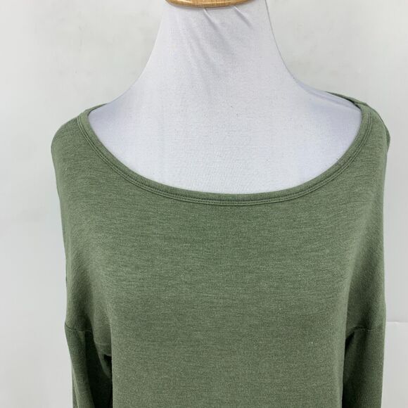 Saturday Sunday Sweater Womens XS Extra Small Ivy Knit Boat Neck Micro Fleece - Picture 3 of 11